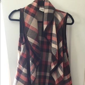Wool Plaid Vest